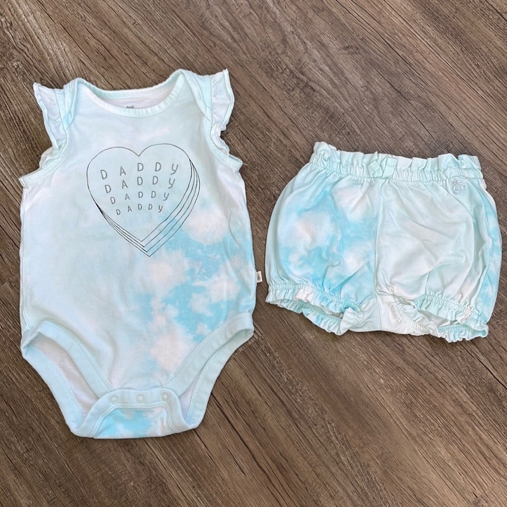 Baby Gap Girl’s Blue Tie-Dye Set 6-12M